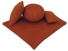 Clay Kapok Zafu and Zabuton Set 4PC