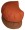 Clay and Cinnamon Buckwheat Crescent Zafu